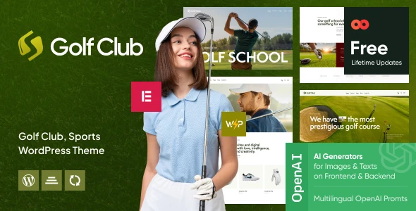 Golf Club – Sports & Events WordPress Theme