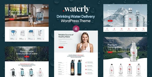 Waterly – Drinking Water Delivery WordPress Theme