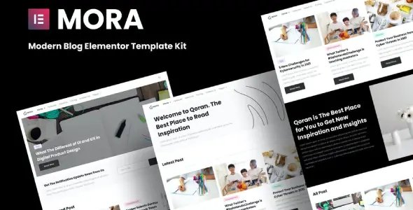 Mora – Modern Blog Elementor Template Kit